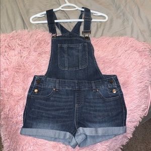 Denim Women’s Overalls Romper